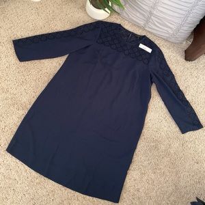 J. Crew Navy Blue Dress